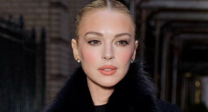 Lindsay Lohan continues to flaunt her youthful glow on chic NYC outing