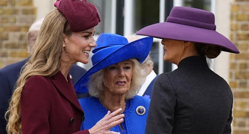 Lip Reader Reveals What Kate and Melania Trump Talked About Before Queen Camilla Told the Princess to Leave