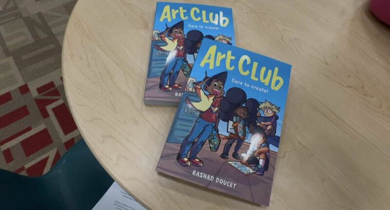 Local author talks to elementary school kids, inspires them to write