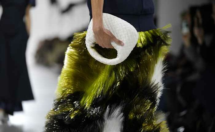 Louise Trotter's Bottega Veneta premiere delves into the house's craftsmanship with looks that swirl
