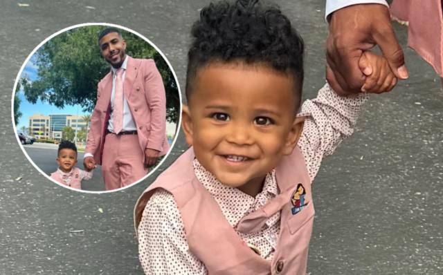 MARQUES HOUSTON TWINS WITH HIS SON IN SWEET PHOTOS