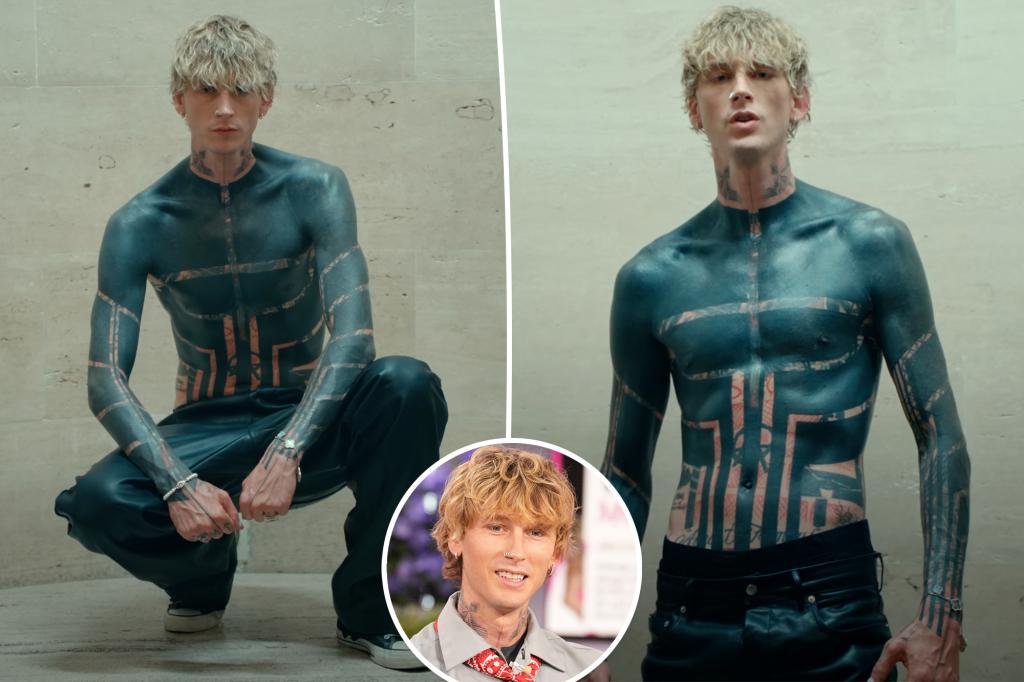 MGK describes the ‘worst torture’ of ‘redesigning’ his body with giant blackout tattoo