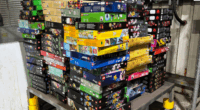Several boxes of stolen toys, inclduing Lego, seized from an Adelaide house.