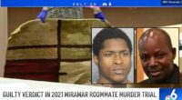 Man killed and wrapped up roommate with carpet and necktie