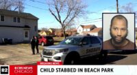 Man repeatedly stabbed girlfriend's 9-year-old daughter