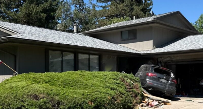 Man tries to run over ex-girlfriend's mother, crashes into 2 homes