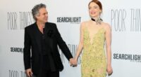 Mark Ruffalo and Emma Stone attends the Poor Things premiere at DGA Theater on December 06, 2023 in New York City. (Photo by Dia Dipasupil/Getty Images)