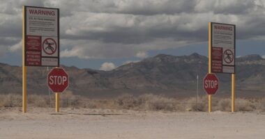 Military aircraft 'incident' under investigation near Area 51 outside Las Vegas
