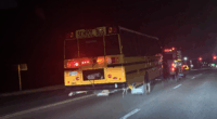 Minco school bus crash.
