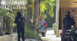 Mysterious masked men guard D4vd's home after disturbing claims made