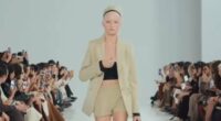 Naomi Watts' model daughter suffers wardrobe malfunction on the runway