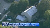 Naperville news: Group of workers reportedly detained by agents believed to be ICE while working on roof, homeowner says
