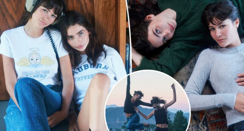 Nepo babies Meadow Walker and Grace Burns front Re/Done’s fall campaign
