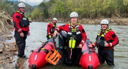 Oklahoma firefighter recalls miraculous rescue of woman from river during Helene
