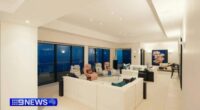 The two-storey apartment, located in what has been described as "one of the legendary buildings on the Gold Coast", is expected to attract significant interest.