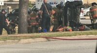 Person extricated from car in accident with injuries in Springfield