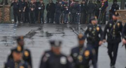 Police gather for funeral of 3 Pennsylvania detectives ambushed by gunman