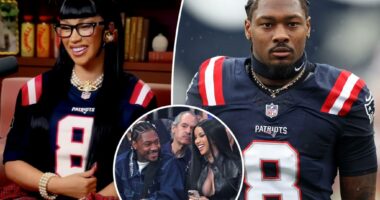 Pregnant Cardi B sports Stefon Diggs’ jersey for ‘Call Her Daddy’ interview