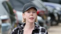 Pregnant Katherine Ryan shows off her growing bump