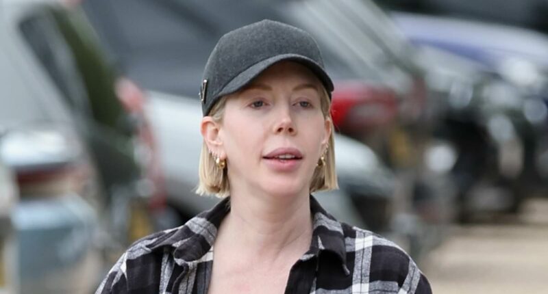 Pregnant Katherine Ryan shows off her growing bump