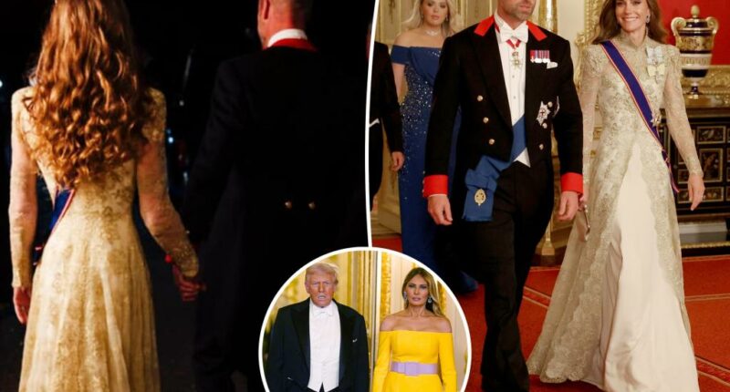 Prince William and Kate Middleton share rare PDA moment after state banquet