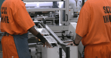 Prison to production: SC inmates build plates, signs