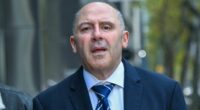 Tony Mokbel after leaving the Court of Appeal in connection with his Lawyer X appeal. He is trying to appeal his other drug convictions in a separate criminal trial.