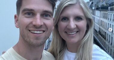 Rebecca Adlington announces she is pregnant with her third child after opening up on devastating miscarriages as she says they are 'cautiously overjoyed'