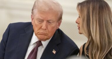 Report: Here's What Trump and Melania Were Talking About in That 'Finger-Waving' Exchange Media Spread