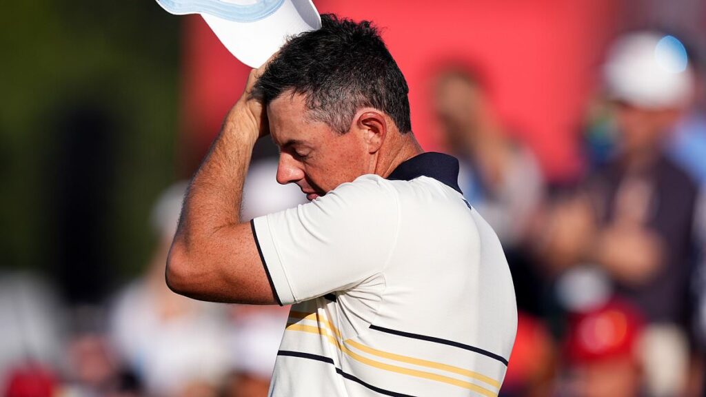 Rory McIlroy and Scottie Scheffler's duel should have been golf's long-awaited showdown between world No 1 and 2, writes OLIVER HOLT - but exhaustion from relentless abuse had worn down the Ryder Cup's great competitor