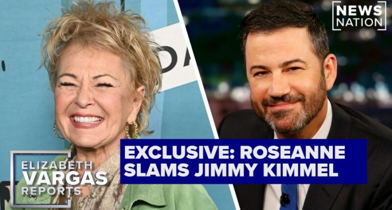 Roseanne Barr slams Jimmy Kimmel as he returns from suspension