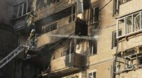 Russia hits Kyiv with drones and missiles, killing at least two