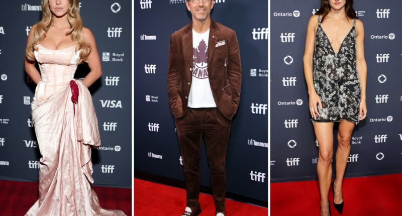 Ryan Reynolds, Sydney Sweeney and more A-listers arrive at star-studded Toronto Film Festival