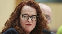 Professor Genevieve Bell, Vice-Chancellor and President, Australian National University, during a hearing with the Parliamentary Joint Committee on Human Rights, at Parliament House in Canberra on Wednesday 22 January 2025. fedpol Photo: Alex Ellinghausen