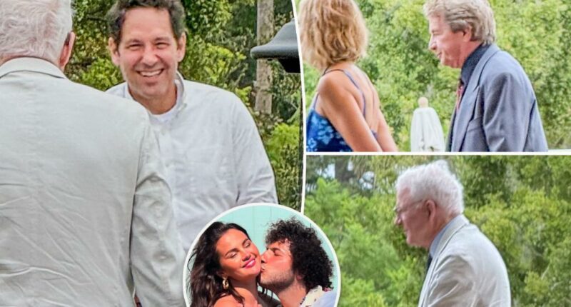 Selena Gomez and Benny Blanco host starry rehearsal dinner with Paul Rudd, Steve Martin and more