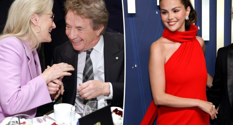 Selena Gomez catches Martin Short texting Meryl Streep mid-Emmys 2025