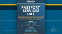 Senator Warnock hosting passport event in Augusta