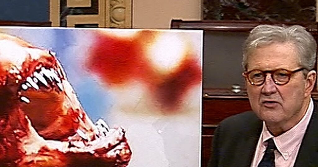 Senator makes ‘alien’ claims about radioactive shrimp