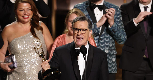 Stephen Colbert Suggests We’re ‘Losing’ Our Country in Acceptance Speech