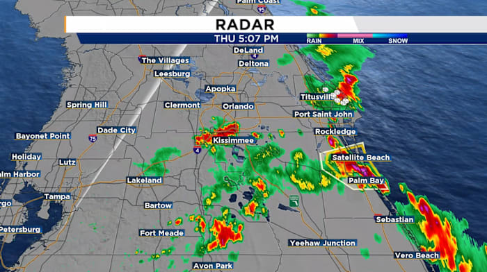 Storms drop heavy rain, strong wind on parts of Central Florida