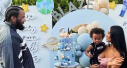 THE GAME AND SHANIECE HAIRSTON CELEBRATE SON BLAZE’S FIRST BIRTHDAY
