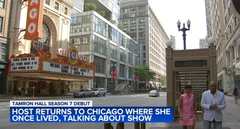 Tamron Hall talks new season, visits old hometown, Chicago: 'It's such an exciting time'