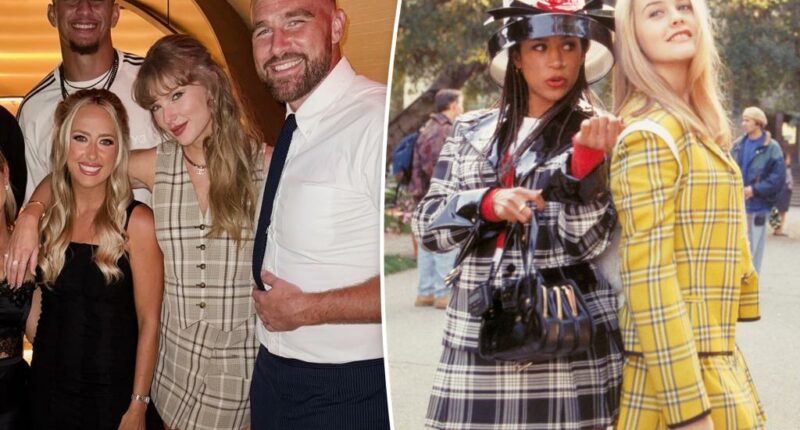 Taylor Swift’s plaid party look is taking us back to the ’90s