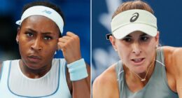 Tennis Stars Coco Gauff and Belinda Bencic Have Feisty On-Court Interaction