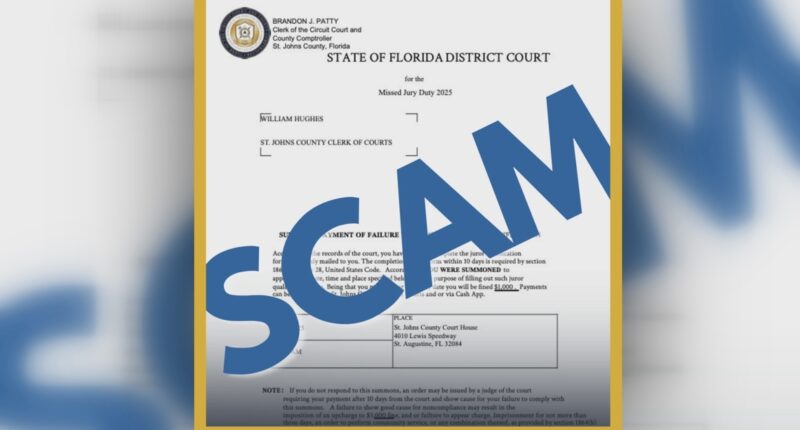 Threatened with arrest or a fine over missed jury duty? It’s likely a scam