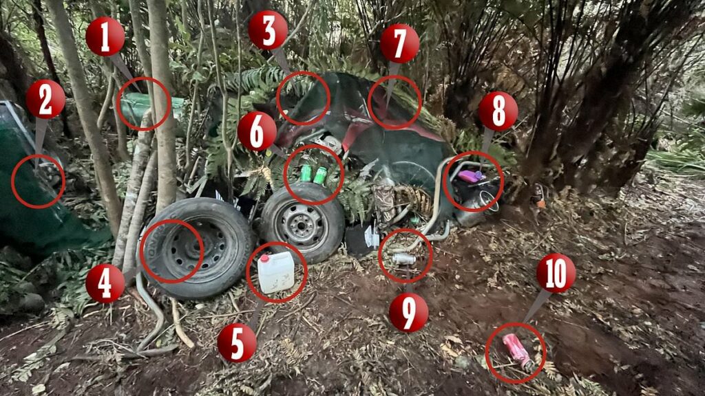 Tom Phillips bush hideout: Ten key details revealed in fugitive father's remote New Zealand campsite where he hid out with his three children - and what's MISSING from this pic