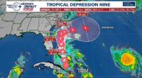 Tropical Depression Nine: Track, models, expected impacts