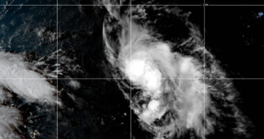 Tropical Storm Humberto forms in the Atlantic as Hurricane Gabrielle takes aim at the Azores