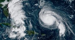 Tropical Storm Imelda, Huricane Humberto deliver double threat, brining dangerous surf and flooding for US