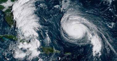 Tropical Storm Imelda, Huricane Humberto deliver double threat, brining dangerous surf and flooding for US